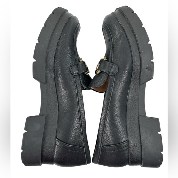 Soul Naturalizer Onyx Lug Slip On Loafer Chunky Platform Sole Chain Link - Picture 7 of 11